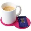 Sidekick plastic coaster in Magenta