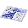 Ellison square plastic coaster with paper insert in Transparent Clear