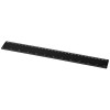 Renzo 30 cm plastic ruler in Solid Black