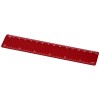Renzo 15 cm plastic ruler in Red