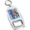 Jibe R1 bottle opener keychain in Transparent Clear