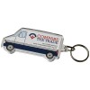 Combo van-shaped keychain in Transparent Clear