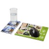 Q-Mat® mouse mat and coaster set combo 3 in Solid Black