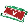 Vega plastic card holder in Green