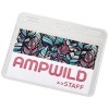 Arell clear plastic ID pouch in Transparent Clear