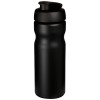 Baseline® Plus 650 ml flip lid sport bottle in Solid Black