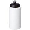 Baseline® Plus grip 500 ml sports lid sport bottle in White
