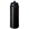 Baseline® Plus grip 750 ml sports lid sport bottle in Solid Black