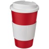 Americano® 350 ml tumbler with grip & spill-proof lid in Red