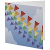 Herald square greeting card in White