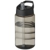 H2O Active® Bop 500 ml spout lid sport bottle in Charcoal