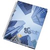 Wire-o A5 notebook hard cover in White_black