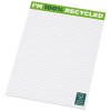 Desk-Mate® A5 recycled notepad in White