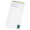 Desk-Mate® 1/3 A4 recycled notepad in White