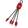 SCX.design C15 quatro light-up cable in Mid Red