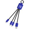 SCX.design C15 quatro light-up cable in Reflex Blue