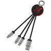 SCX.design C16 ring light-up cable in Red