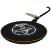 SCX.design W13 10W wooden wireless charging station in Brown