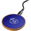 SCX.design W13 10W wooden wireless charging station in Reflex Blue