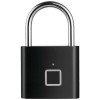 SCX.design T11 smart fingerprint padlock in Solid Black