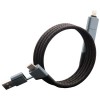 SCX.design C52 100W 4-in-1 rPET magnetic ultra fast charging cable  in Gun Metal