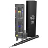 SCX.design T20 30-piece screwdriver and repair set in aluminium case in Solid Black