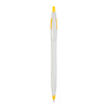Finball Pen in White / Yellow