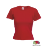 Valueweight Women Colour T-Shirt in Red