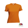 Valueweight Women Colour T-Shirt in Orange