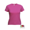 Valueweight Women Colour T-Shirt in Fuchsia