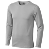 Curve long sleeve men's t-shirt in grey