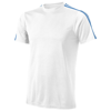 Baseline short sleeve t-shirt. in white-solid-and-sky-blue