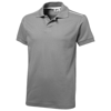 Backhand short sleeve Polo in grey