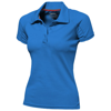 Game short sleeve women's cool fit polo in sky-blue