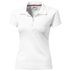 Game short sleeve women's cool fit polo in white-solid