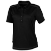 Receiver short sleeve ladies Polo in black-solid