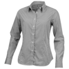 Net long sleeve ladies shirt in grey