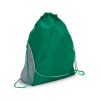 Dual Drawstring Bag in Green