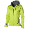 Match ladies softshell jacket in mid-green