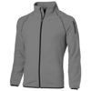 Drop shot full zip micro fleece jacket in grey