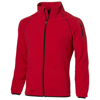 Drop shot full zip micro fleece jacket in red