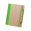 Tunel Notebook in Green