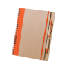 Tunel Notebook in Orange