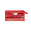 Baiku Pencil Case Set in Red
