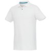 Beryl short sleeve men's GOTS organic recycled polo in White