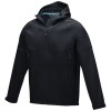 Coltan men’s GRS recycled softshell jacket in Solid Black