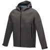 Coltan men’s GRS recycled softshell jacket in Storm Grey