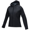 Coltan women’s GRS recycled softshell jacket in Solid Black