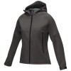 Coltan women’s GRS recycled softshell jacket in Storm Grey