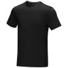 Azurite short sleeve men’s GOTS organic t-shirt in Solid Black
